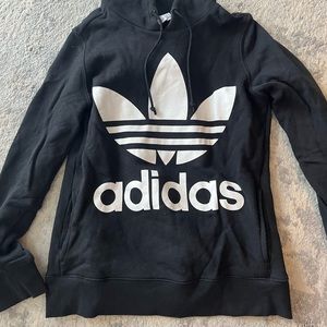 Black Adidas hooded sweatshirt